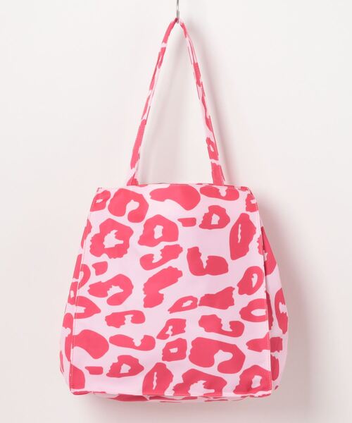 florist（フローリスト）の「【A4収納可・軽量】レオパード柄カジュアルスクエアトートバッグ（トートバッグ・レディース・ベージュ/ピンク・FREE）」の19枚目の写真