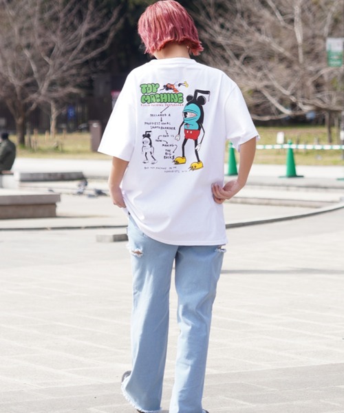 TOY MACHINE(トイ マシーン)の「TOY MACHINE/トイマシーン Tシャツ オーバーサイズ DESI LTD MTMSEST18(Tシャツ/カットソー・レディース・ブラック/グリーン/ホワイト・M/L)」の7枚目の写真