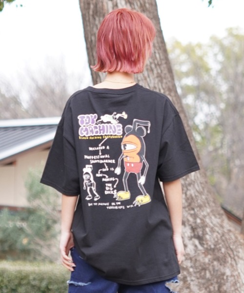 TOY MACHINE(トイ マシーン)の「TOY MACHINE/トイマシーン Tシャツ オーバーサイズ DESI LTD MTMSEST18(Tシャツ/カットソー・レディース・ブラック/グリーン/ホワイト・M/L)」の11枚目の写真