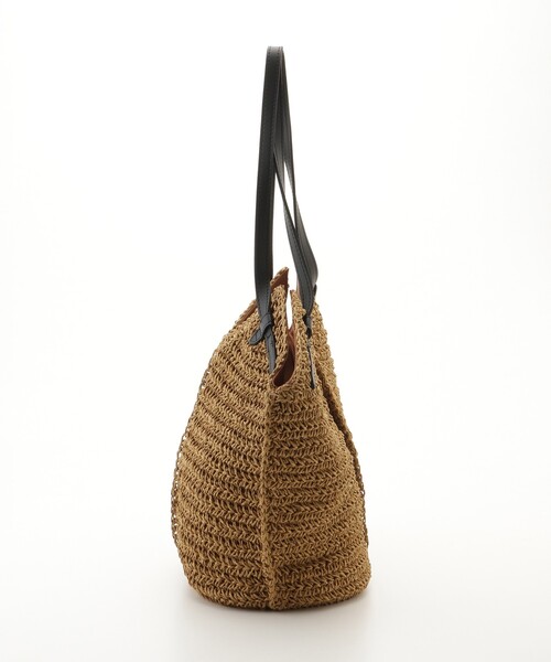 &Bridge（アンドブリッジ）の「cachellier(カシェリエ） 編みトートバッグ（BR）（トートバッグ・レディース・ライトベージュ・99）」の3枚目の写真