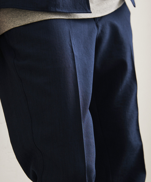 417 EDIFICE（フォーワンセブンエディフィス）の「【Plan Tech】スリムパンツ（スラックス・メンズ・グリーン/ネイビー/ブルー系その他/チャコールグレー/ベージュ・SMALL/MEDIUM/LARGE/X-LARGE）」の19枚目の写真