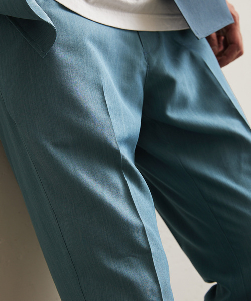 417 EDIFICE（フォーワンセブンエディフィス）の「【Plan Tech】スリムパンツ（スラックス・メンズ・グリーン/ネイビー/ブルー系その他/チャコールグレー/ベージュ・SMALL/MEDIUM/LARGE/X-LARGE）」の20枚目の写真