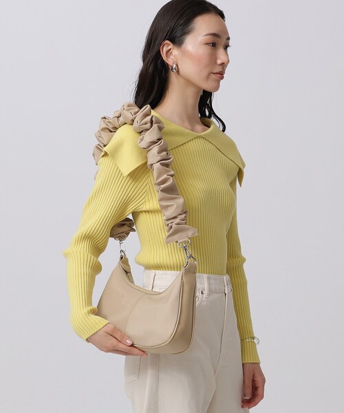 GALLEST（ギャレスト）の「◆シャーリングハンドバッグ（ハンドバッグ・レディース・ブラック/ベージュ・00）」の5枚目の写真