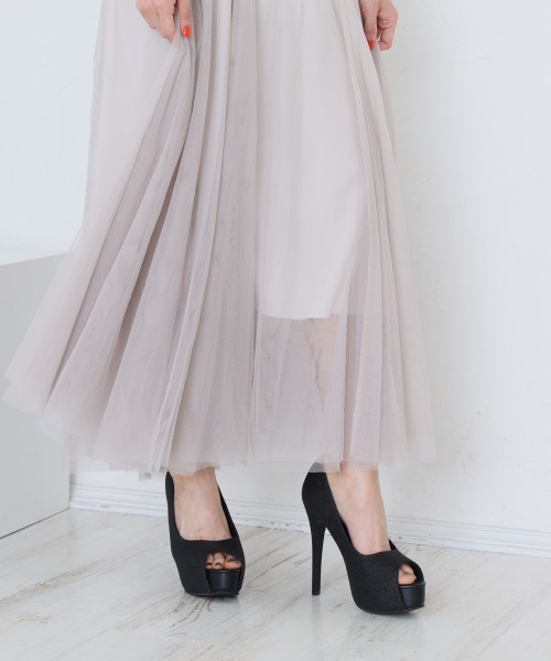 DEMETER(デメテル)の「クッションインソール 厚底 ピンヒール オープントゥパンプス(パンプス・レディース・シルバー/ブラック系その他3/ブラック系その他2/ホワイト/ブラック/ブラック系その他・S/M/L/LL)」の6枚目の写真
