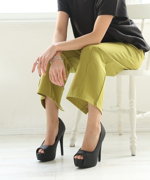 DEMETER(デメテル)の「クッションインソール 厚底 ピンヒール オープントゥパンプス(パンプス・レディース・シルバー/ブラック系その他3/ブラック系その他2/ホワイト/ブラック/ブラック系その他・S/M/L/LL)」の3枚目の写真