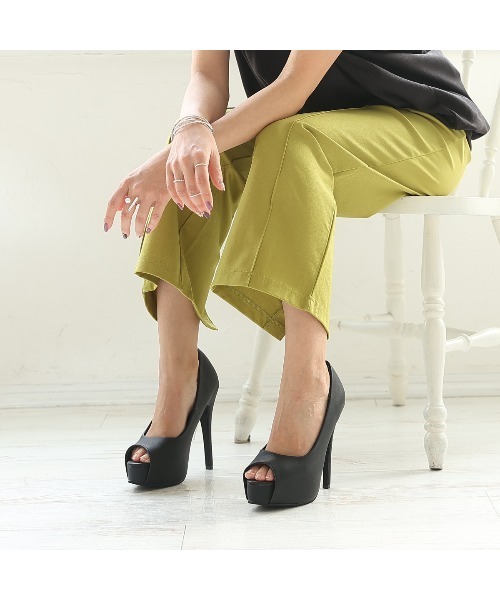DEMETER(デメテル)の「クッションインソール 厚底 ピンヒール オープントゥパンプス(パンプス・レディース・シルバー/ブラック系その他3/ブラック系その他2/ホワイト/ブラック/ブラック系その他・S/M/L/LL)」の16枚目の写真
