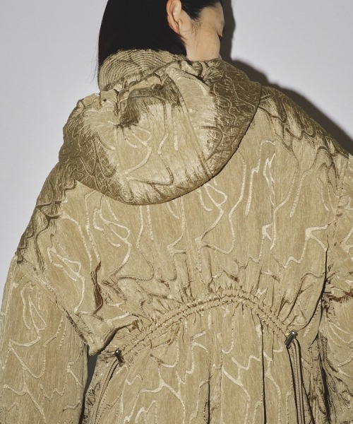 TODAYFUL（トゥデイフル）の「TODAYFUL Jacquard Down Coat 12320010（その他アウター・レディース・カーキ・38）」の7枚目の写真