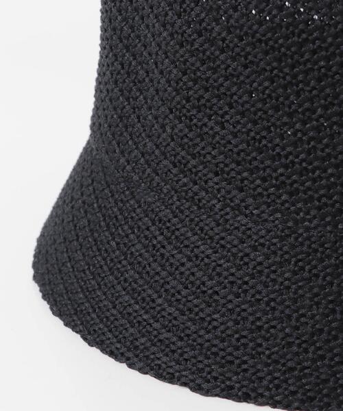 ITEMS URBANRESEARCH（アイテムズ アーバンリサーチ）の「ガラアミバケットハット（ハット・レディース・アイボリー/ブラック/キャメル・-）」の9枚目の写真