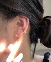 ARCHIVER（アーカイバ）の「【Bz】ハートカラーストーンミニピアス/ペア(RZ)（ピアス（両耳用））」