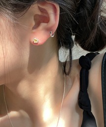 ARCHIVER（アーカイバ）の「【Bz】ハートカラーストーンミニピアス/ペア(RZ)（ピアス（両耳用））」