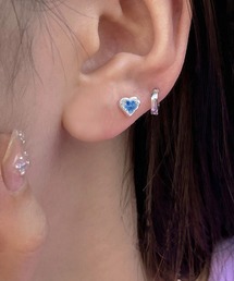 ARCHIVER（アーカイバ）の「【Bz】ハートカラーストーンミニピアス/ペア(RZ)（ピアス（両耳用））」