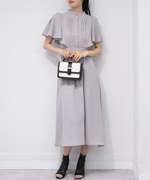 pumpkin port（パンプキンポート）の「フレア半袖 ゴールド