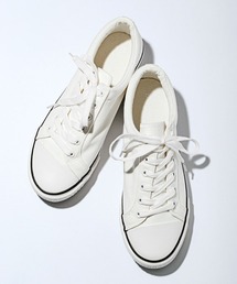 LUXSTYLE（ラグスタイル）の「Bracciano(ブラッチャーノ)サイドレースキャンバススニーカー（スニーカー）」