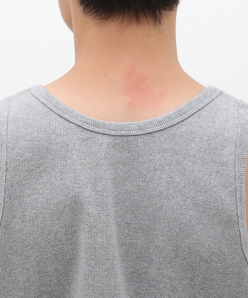 Healthknit（ヘルスニット）の「HEALTHKNIT (ヘルスニット) タンクトップ（タンクトップ・メンズ・グレー/ブラック/ホワイト・LARGE/MEDIUM）」の9枚目の写真