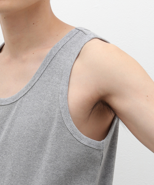 Healthknit（ヘルスニット）の「HEALTHKNIT (ヘルスニット) タンクトップ（タンクトップ・メンズ・グレー/ブラック/ホワイト・LARGE/MEDIUM）」の10枚目の写真