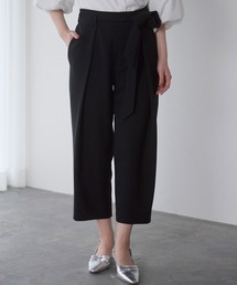 TITE IN THE STORE（ティテ　インザ　ストア）の「洗える・シワになりにくい ベルトクロップドパンツ《日本製》（その他パンツ）」