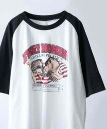 リンガーTシャツ/ラグランTシャツ【IR】 オーバーサイズ メンズ レディース
