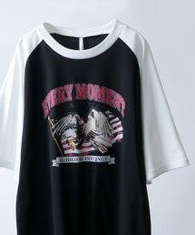 リンガーTシャツ/ラグランTシャツ【IR】 オーバーサイズ メンズ レディース