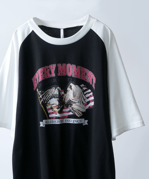 セール】リンガーTシャツ/ラグランTシャツ【IR】（Tシャツ/カットソー