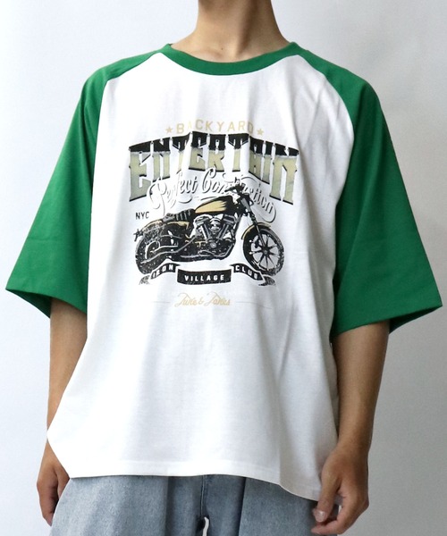 おしゃれスタ(オシャレスタ)の「リンガーTシャツ/ラグランTシャツ【IR】 オーバーサイズ メンズ レディース(Tシャツ/カットソー・メンズ・ホワイト系1/ホワイト系2/ホワイト系その他2/ホワイト系3/ブラック系4/ホワイト系その他/ホワイト系その他3/ブラック系その他4・M/L/XL/S)」の18枚目の写真