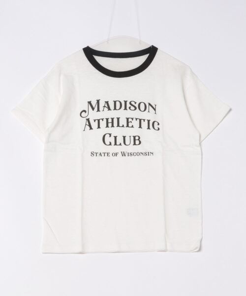 VENCEEXCHANGE(ヴァンスエクスチェンジ)の「MADISONリンガーT(Tシャツ/カットソー・レディース・オフホワイト/チャコールグレー/ライトベージュ・FREE)」の17枚目の写真