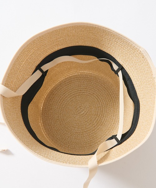 RIVE DROITE（リヴドロワ）の「コード付きバケットハット（ハット・レディース・ブラック/ベージュ・FREE）」の14枚目の写真