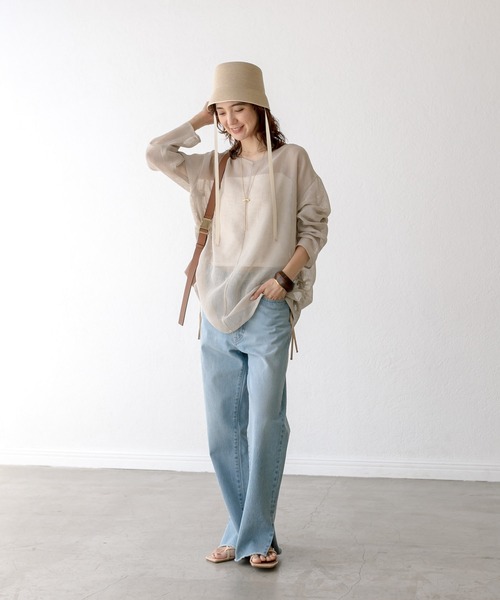 RIVE DROITE（リヴドロワ）の「コード付きバケットハット（ハット・レディース・ブラック/ベージュ・FREE）」の10枚目の写真