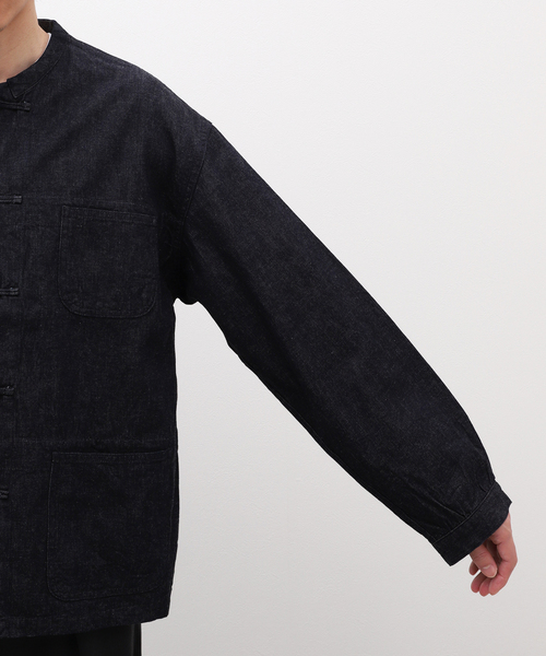 Nigel Cabourn（ナイジェルケーボン）の「NIGEL CABOURN / ナイジェルケーボン FRENCH CHINA JK 10oz DENIM（その他アウター・メンズ・ネイビー・48/50）」の3枚目の写真