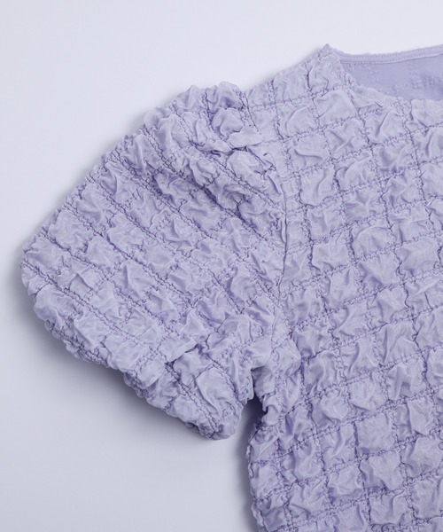 AMELY（エミリー）の「ワッフルジャカードセットアップ（セットアップ・レディース・ブラック/ホワイト/ラベンダー・フリー）」の18枚目の写真