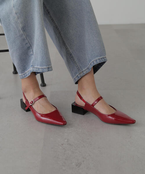 FREE'S MART(フリーズマート)の「◆バックストラップパンプス(パンプス・レディース・ブラック/レッド/シルバー・SMALL/MEDIUM)」の14枚目の写真