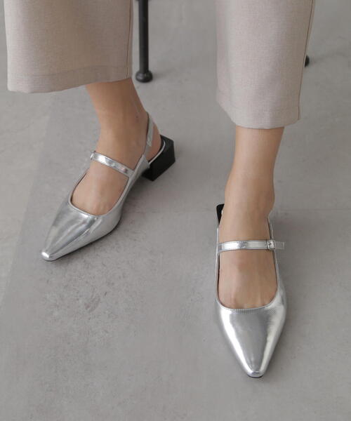 FREE'S MART(フリーズマート)の「◆バックストラップパンプス(パンプス・レディース・ブラック/レッド/シルバー・SMALL/MEDIUM)」の20枚目の写真