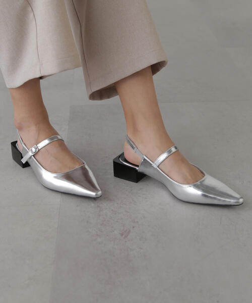 FREE'S MART(フリーズマート)の「◆バックストラップパンプス(パンプス・レディース・ブラック/レッド/シルバー・SMALL/MEDIUM)」の22枚目の写真