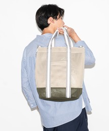 Levi's/リーバイス メッシュトート ベージュ・グリーン