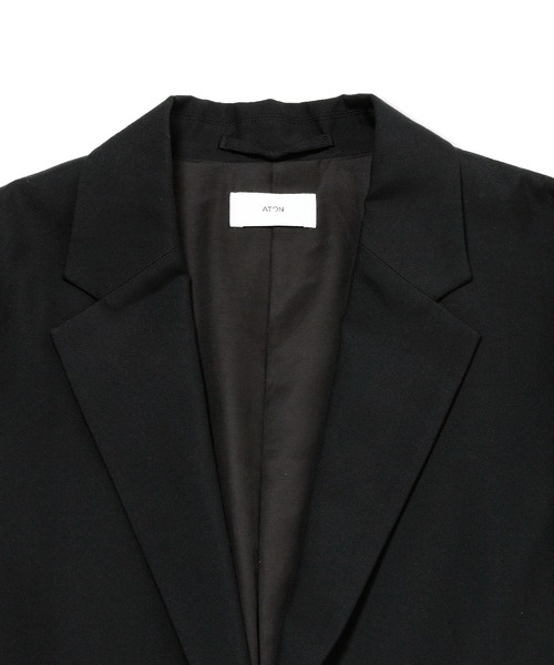 ATON（エイトン）の「ATON NIDOM SILK TAILORED JACKET JKAGSW0802