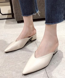 STYLEBLOCK | ポインテッドトゥミュール(サンダル)