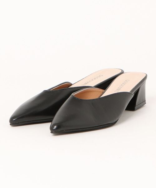 STYLEBLOCK（スタイルブロック）の「ポインテッドトゥミュール（サンダル・レディース・ベージュ系その他/オフホワイト/ブラック・35/40/36/38/37/42/39/41）」の5枚目の写真