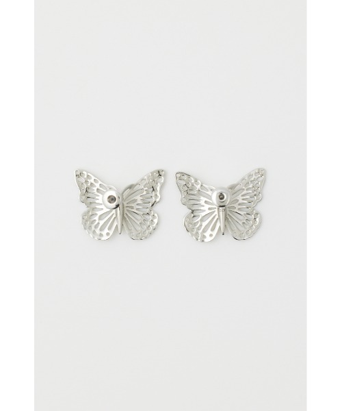 SLY（スライ）の「BUTTERFLY P/EARRING バタフライ ピアス（ピアス（両耳用）・レディース・ゴールド/シルバー・FREE）」の4枚目の写真