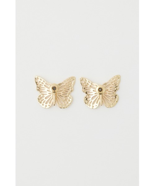 SLY（スライ）の「BUTTERFLY P/EARRING バタフライ ピアス（ピアス（両耳用）・レディース・ゴールド/シルバー・FREE）」の9枚目の写真