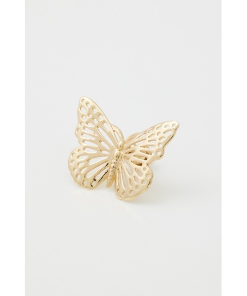 SLY（スライ）の「BUTTERFLY P/EARRING バタフライ ピアス（ピアス（両耳用）・レディース・ゴールド/シルバー・FREE）」の10枚目の写真