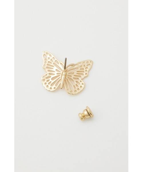 SLY（スライ）の「BUTTERFLY P/EARRING バタフライ ピアス（ピアス（両耳用）・レディース・ゴールド/シルバー・FREE）」の11枚目の写真