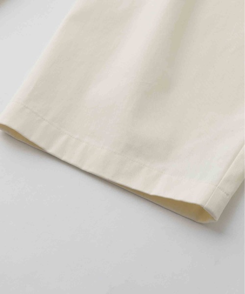 SEA（シー）の「チノ ワイド トラウザーズ（チノパンツ・レディース・アイボリー/ブラック・0/1）」の8枚目の写真