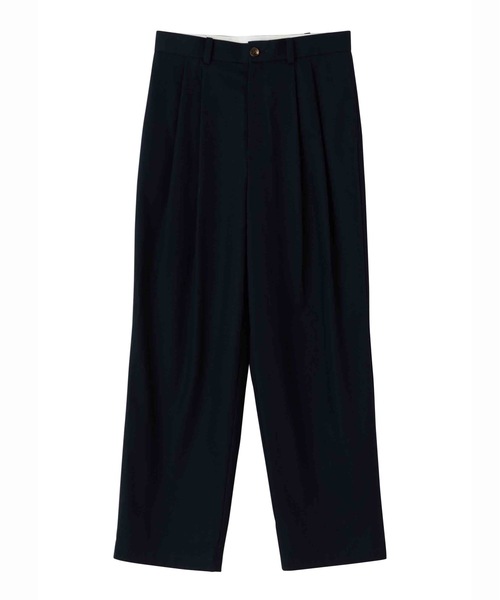 SEA（シー）の「チノ ワイド トラウザーズ（チノパンツ・レディース・アイボリー/ブラック・0/1）」の3枚目の写真