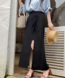 ABITOKYO | フロントリボンスリットレイヤードスカート(スカート)