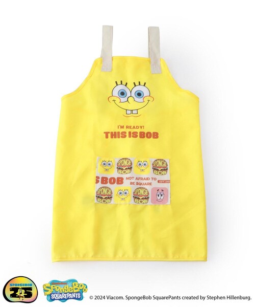 セール】キッズエプロン ＜SPONGE BOB スポンジ・ボブ＞（その他雑貨