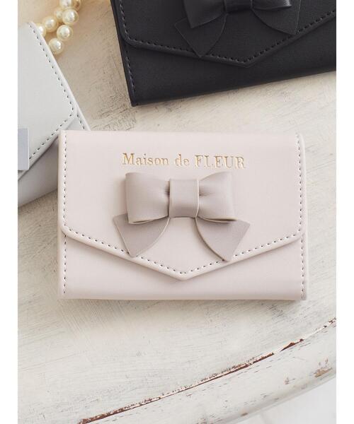 Maison de FLEUR（メゾンドフルール）の「リボンスマホスタンドカードケース（スマホグッズ・レディース・ブラック/ピンクベージュ/ブルー系その他7・FREE）」の22枚目の写真