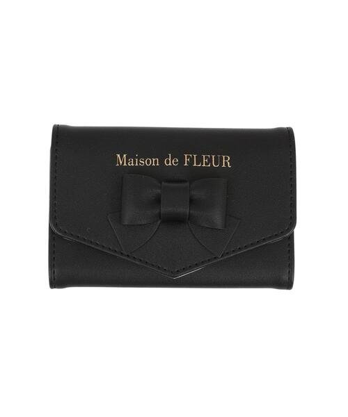 Maison de FLEUR（メゾンドフルール）の「リボンスマホスタンドカードケース（スマホグッズ・レディース・ブラック/ピンクベージュ/ブルー系その他7・FREE）」の12枚目の写真
