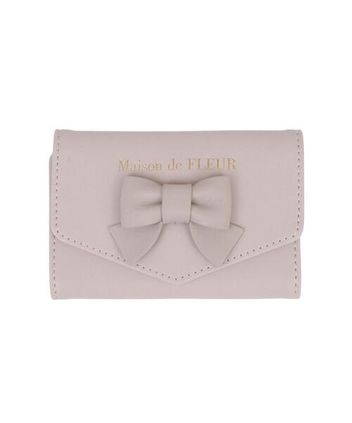 Maison de FLEUR（メゾンドフルール）の「リボンスマホスタンドカードケース（スマホグッズ・レディース・ブラック/ピンクベージュ/ブルー系その他7・FREE）」の13枚目の写真