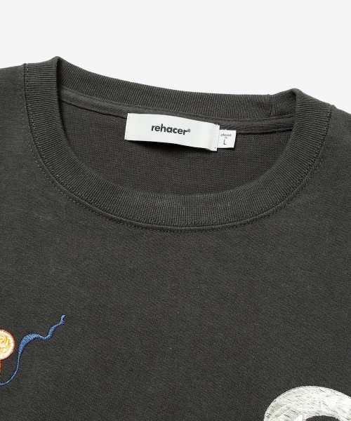 rehacer(レアセル)の「rehacer : Cat Screens Wide HW CS / キャットスクリーンズ ワイドへヴィーウエイト カットソー(Tシャツ/カットソー・メンズ・ホワイト/スミクロ・MEDIUM/LARGE/X-LARGE)」の15枚目の写真