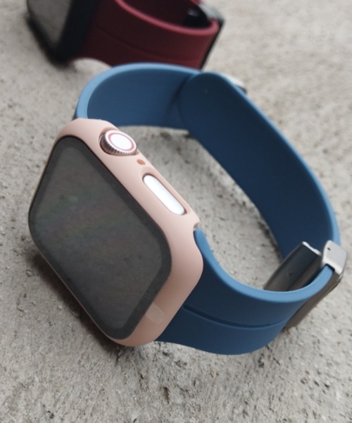 zandy(ズィーアンドワイ)の「zandy ズィーアンドワイ / Apple Watch ケース&ベルトセット【マットハードケース】 ハードマットタイプ フル全面保護 アップルウォッチカバー& シリコンループバンド //// set13(デジタル腕時計・レディース・オレンジ系その他/クリア/ホワイト×ブルー/ブラック×レッド/ブルーグリーン/シルバー系その他/シルバーグレー/グリーン/ピンク/ブルー系その他/ダークブラック・S/M/42/46)」の19枚目の写真