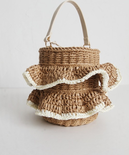 かごバッグ 2way ショルダー付き 新品 2way ショルダーかごバッグ | (((Enjoy 春/夏))) | zakka sara-i